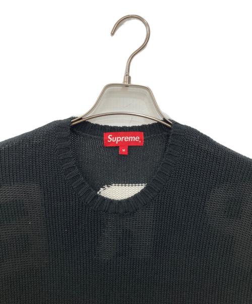 SUPREME（シュプリーム）Supreme (シュプリーム) Back Logo Sweater ブラック サイズ:Mの古着・服飾アイテム