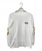 WACKO MARIAワコマリア）の古着「TIM LEHI CREW NECK LONG SLEEVE T-SHIRT」｜ホワイト