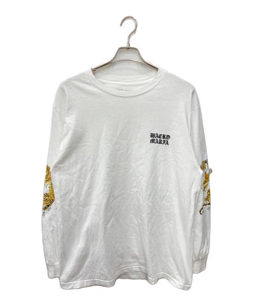 WACKO MARIA（ワコマリア）WACKO MARIA (ワコマリア) TIM LEHI CREW NECK LONG SLEEVE T-SHIRT ホワイト サイズ:Ⅼの古着・服飾アイテム