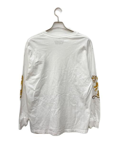 WACKO MARIA（ワコマリア）WACKO MARIA (ワコマリア) TIM LEHI CREW NECK LONG SLEEVE T-SHIRT ホワイト サイズ:Ⅼの古着・服飾アイテム