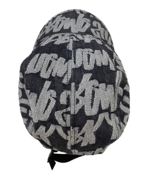 SUPREME（シュプリーム）Supreme (シュプリーム) Fat Tip Jacquard Denim Camp Cap ブラック サイズ:不明　の古着・服飾アイテム