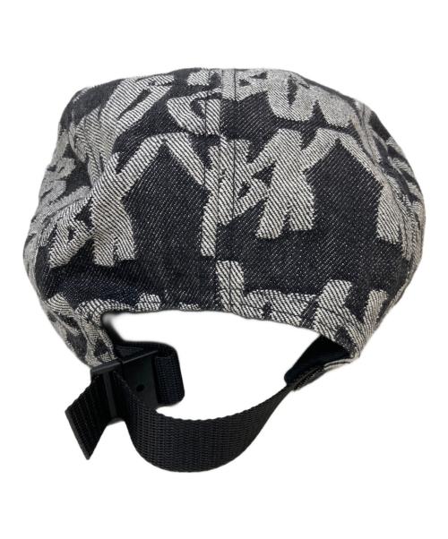 SUPREME（シュプリーム）Supreme (シュプリーム) Fat Tip Jacquard Denim Camp Cap ブラック サイズ:不明　の古着・服飾アイテム