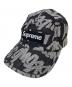 Supreme（シュプリーム）の古着「Fat Tip Jacquard Denim Camp Cap」｜ブラック