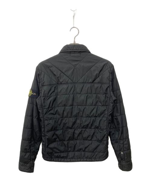 STONE ISLAND（ストーンアイランド）STONE ISLAND (ストーンアイランド) GARMENT DYED INSULATED OVERSHIRT　ガーメント ダイド インシュレイテッド オーバーシャツ ブラック サイズ:Sの古着・服飾アイテム