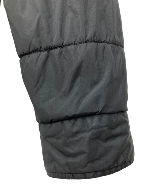 STONE ISLAND（ストーンアイランド）STONE ISLAND (ストーンアイランド) GARMENT DYED INSULATED OVERSHIRT　ガーメント ダイド インシュレイテッド オーバーシャツ ブラック サイズ:Sの古着・服飾アイテム