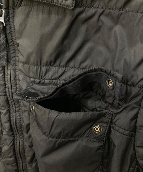 STONE ISLAND（ストーンアイランド）STONE ISLAND (ストーンアイランド) GARMENT DYED INSULATED OVERSHIRT　ガーメント ダイド インシュレイテッド オーバーシャツ ブラック サイズ:Sの古着・服飾アイテム