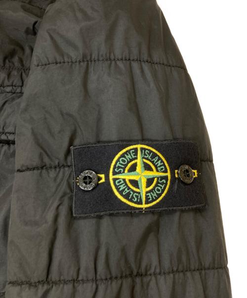 STONE ISLAND（ストーンアイランド）STONE ISLAND (ストーンアイランド) GARMENT DYED INSULATED OVERSHIRT　ガーメント ダイド インシュレイテッド オーバーシャツ ブラック サイズ:Sの古着・服飾アイテム