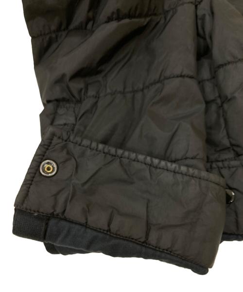 STONE ISLAND（ストーンアイランド）STONE ISLAND (ストーンアイランド) GARMENT DYED INSULATED OVERSHIRT　ガーメント ダイド インシュレイテッド オーバーシャツ ブラック サイズ:Sの古着・服飾アイテム