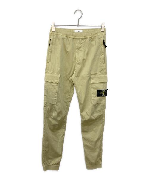 STONE ISLAND（ストーンアイランド）STONE ISLAND (ストーンアイランド) GARMENT DYE STRECH CARGO PANTS ベージュ サイズ:W28の古着・服飾アイテム