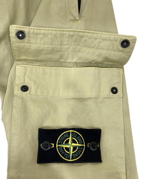 STONE ISLAND（ストーンアイランド）STONE ISLAND (ストーンアイランド) GARMENT DYE STRECH CARGO PANTS ベージュ サイズ:W28の古着・服飾アイテム
