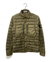 STONE ISLAND（ストーンアイランド）の古着「YARN DOWN SHIRT」｜カーキ