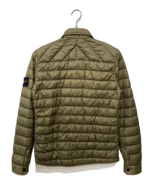 STONE ISLAND（ストーンアイランド）STONE ISLAND (ストーンアイランド) YARN DOWN SHIRT カーキ サイズ:Sの古着・服飾アイテム