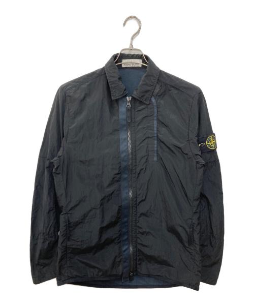 STONE ISLAND（ストーンアイランド）STONE ISLAND (ストーンアイランド) NYLON METAL OVERSHIRT ブラック サイズ:Sの古着・服飾アイテム