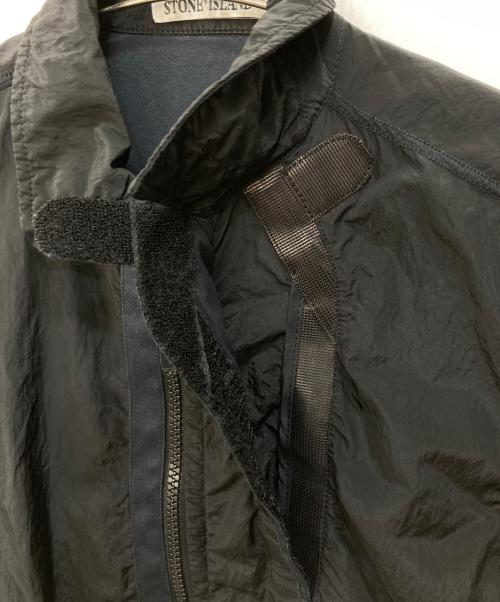 STONE ISLAND（ストーンアイランド）STONE ISLAND (ストーンアイランド) NYLON METAL OVERSHIRT ブラック サイズ:Sの古着・服飾アイテム
