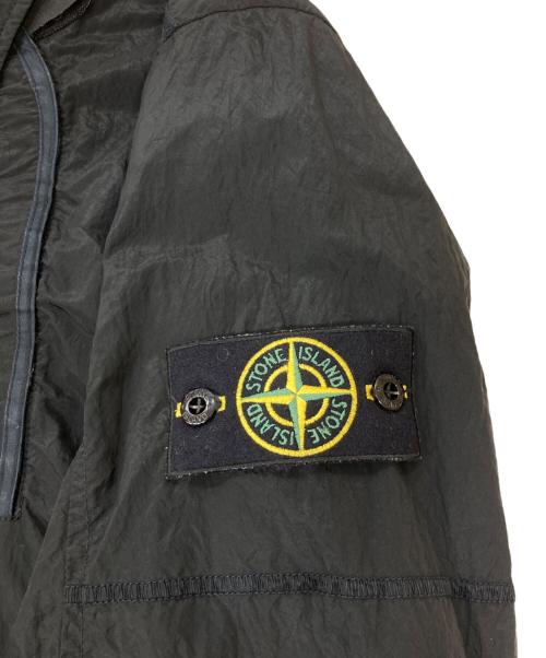 STONE ISLAND（ストーンアイランド）STONE ISLAND (ストーンアイランド) NYLON METAL OVERSHIRT ブラック サイズ:Sの古着・服飾アイテム