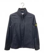 STONE ISLANDストーンアイランド）の古着「ウール混ジップアップブルゾン」｜ブラック