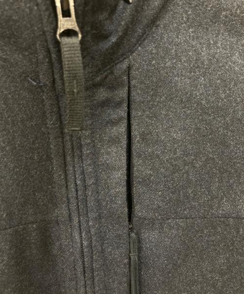 STONE ISLAND（ストーンアイランド）STONE ISLAND (ストーンアイランド) ウール混ジップアップブルゾン ブラック サイズ:Sの古着・服飾アイテム