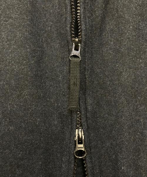 STONE ISLAND（ストーンアイランド）STONE ISLAND (ストーンアイランド) ウール混ジップアップブルゾン ブラック サイズ:Sの古着・服飾アイテム