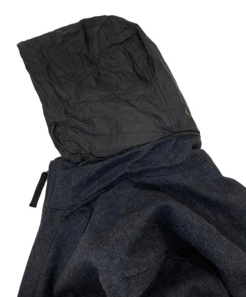 STONE ISLAND（ストーンアイランド）STONE ISLAND (ストーンアイランド) ウール混ジップアップブルゾン ブラック サイズ:Sの古着・服飾アイテム