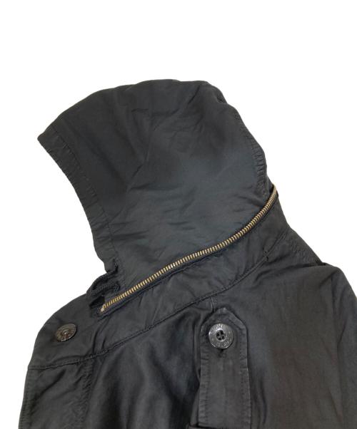 STONE ISLAND（ストーンアイランド）STONE ISLAND (ストーンアイランド) ライナー付モッズコート ブラック サイズ:Sの古着・服飾アイテム