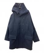 HACKNEY UNION WORKHOUSEハックニーユニオン ワークハウス）の古着「フィッシャーマンロングコート」｜ネイビー