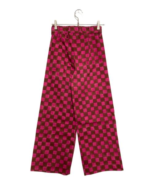 SZ Blockprints（エスゼットブロックプリント）SZ Blockprints (エスゼットブロックプリント) ディスコパンツ ピンク サイズ:XSの古着・服飾アイテム