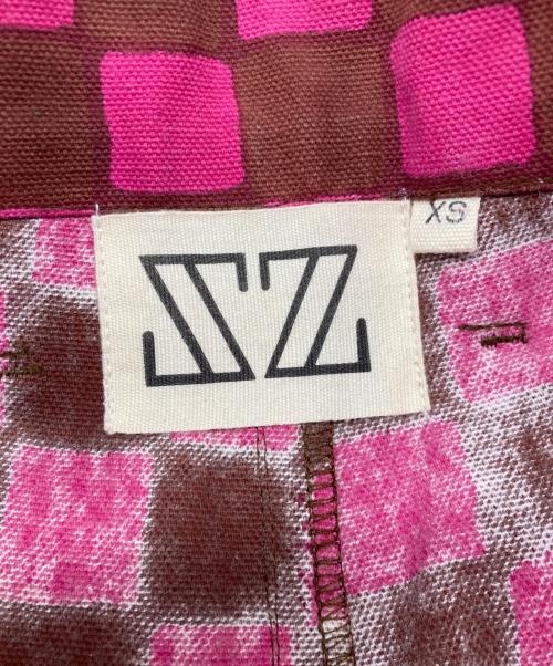 SZ Blockprints（エスゼットブロックプリント）SZ Blockprints (エスゼットブロックプリント) ディスコパンツ ピンク サイズ:XSの古着・服飾アイテム