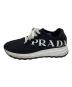 PRADA (プラダ) ロゴスニーカー ブラック サイズ:37：18000円