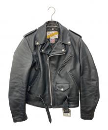 Schott（ショット）の古着「ダブルライダースジャケット」｜ブラック