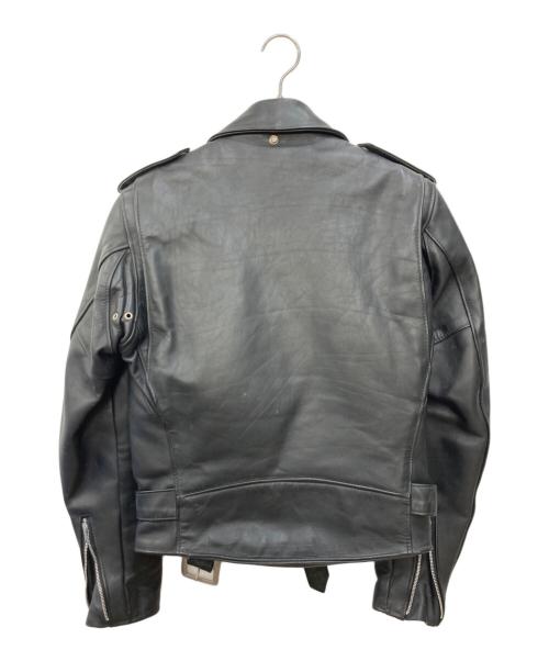 Schott（ショット）Schott (ショット) ダブルライダースジャケット ブラック サイズ:36の古着・服飾アイテム