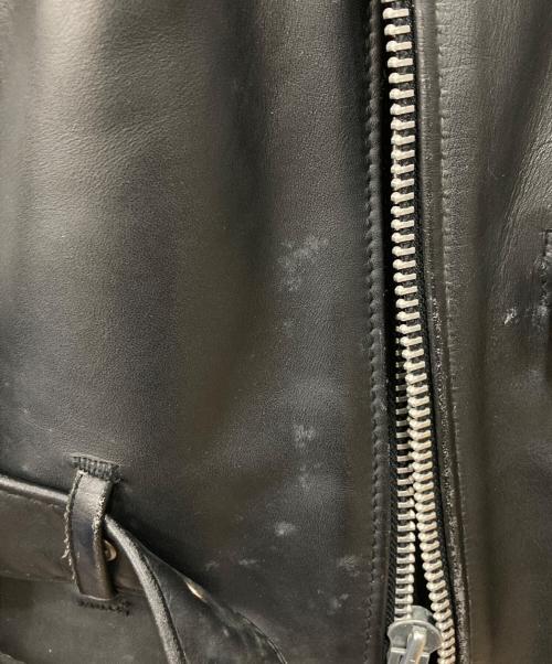 Schott（ショット）Schott (ショット) ダブルライダースジャケット ブラック サイズ:36の古着・服飾アイテム