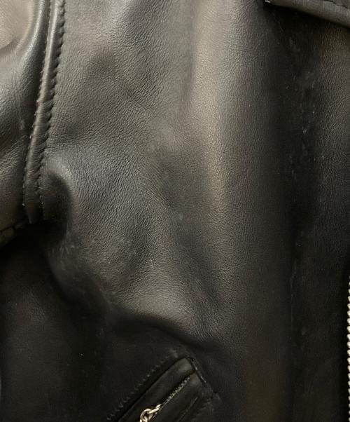 Schott（ショット）Schott (ショット) ダブルライダースジャケット ブラック サイズ:36の古着・服飾アイテム