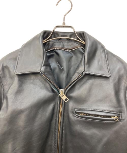 Schott（ショット）Schott (ショット) ライダースジャケット ブラック サイズ:36の古着・服飾アイテム