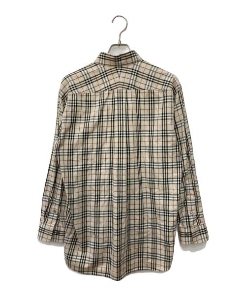 BURBERRY LONDON（バーバリーロンドン）BURBERRY LONDON (バーバリーロンドン) ノヴァチェックシャツ ベージュ サイズ:Mの古着・服飾アイテム