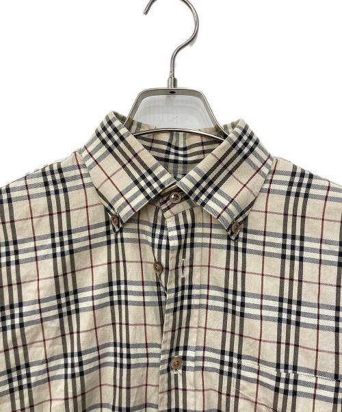 BURBERRY LONDON（バーバリーロンドン）BURBERRY LONDON (バーバリーロンドン) ノヴァチェックシャツ ベージュ サイズ:Mの古着・服飾アイテム