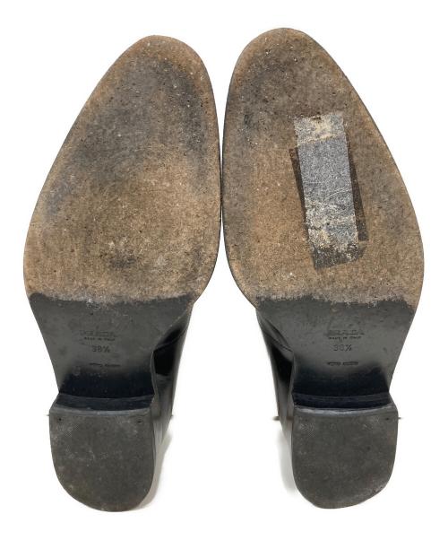 PRADA（プラダ）PRADA (プラダ) ドレスシューズ ブラック サイズ:	SIZE 38 1/2の古着・服飾アイテム
