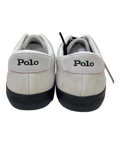 POLO RALPH LAUREN（ポロ・ラルフローレン）POLO RALPH LAUREN (ポロ・ラルフローレン) LONGWOOD スニーカー ホワイト サイズ:	SIZE 25cm 未使用品の古着・服飾アイテム
