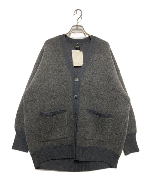 Spick and Span（スピック＆スパン）Spick and Span (スピック＆スパン) ブークレダブルフェイスカーディガン グレー サイズ:F 未使用品の古着・服飾アイテム