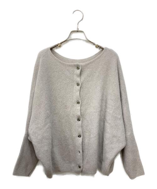 BEARDSLEY（ビアズリー）BEARDSLEY (ビアズリー) FOXウール後ろボタンニット ベージュ サイズ:FREEの古着・服飾アイテム