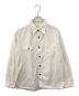 SUGAR CANE（シュガーケーン）の古着「FICTION ROMANCE 8.5oz. WHITE WABASH STRIPE WORK SHIRT」｜アイボリー