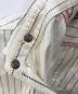 中古・古着 SUGAR CANE (シュガーケーン) FICTION ROMANCE 8.5oz. WHITE WABASH STRIPE WORK SHIRT アイボリー サイズ:Ⅼ：7000円
