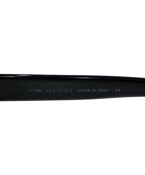 GUCCI（グッチ）GUCCI (グッチ) Gメタル フルリム オーバル サングラス ブラック サイズ:51□20の古着・服飾アイテム