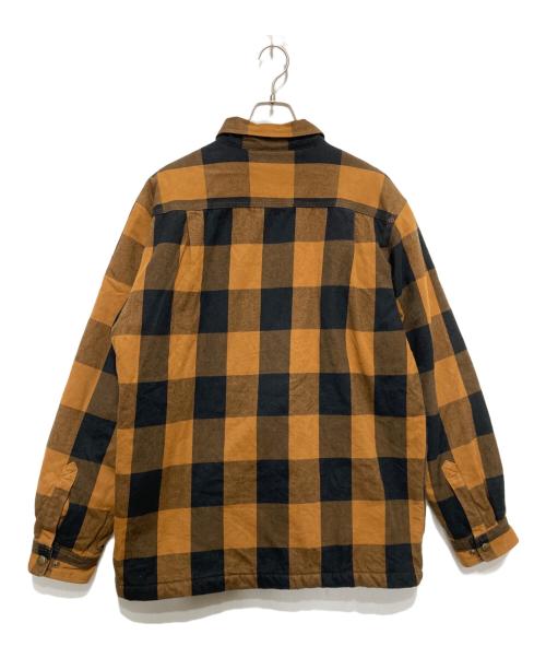 CarHartt（カーハート）CarHartt (カーハート) Heavyweight Flannel Sherpa-Lined Shirt ブラウン サイズ:Lの古着・服飾アイテム