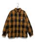 CarHartt（カーハート）の古着「Heavyweight Flannel Sherpa-Lined Shirt」｜ブラウン