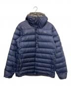Patagoniaパタゴニア）の古着「Men's Hi-Loft Down Sweater Hoody」｜ネイビー
