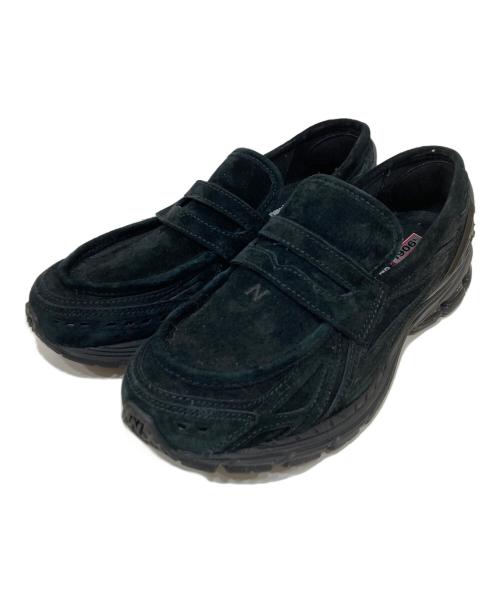 NEW BALANCE（ニューバランス）NEW BALANCE (ニューバランス) スエードコインローファー ブラック サイズ:	SIZE 28cmの古着・服飾アイテム