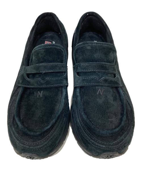 NEW BALANCE（ニューバランス）NEW BALANCE (ニューバランス) スエードコインローファー ブラック サイズ:	SIZE 28cmの古着・服飾アイテム
