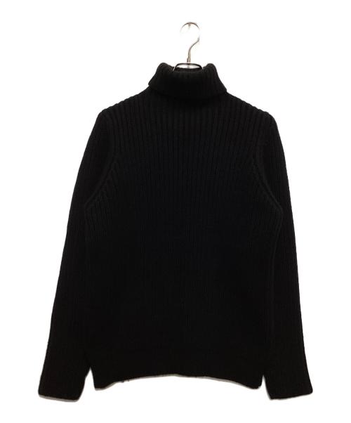 HERMES（エルメス）HERMES (エルメス) タートルネックニット ブラック サイズ:Lの古着・服飾アイテム