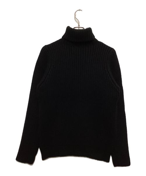HERMES（エルメス）HERMES (エルメス) タートルネックニット ブラック サイズ:Lの古着・服飾アイテム