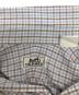 中古・古着 HERMES (エルメス) ボタンダウンチェックシャツ ブルー サイズ:15 3/4：23000円